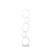 38 5 In Else Nordic 5 Ring Shaped White Led Metal Table Lamp Hbl2792 By Ore