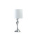 24 5 In Bailey Dark Silver Chrome Modern Candlestick Metal Table Lamp Hbl2682 By Ore