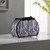 11.75" In Zebra Animal Print Purse With Black Faux Handle Table Lamp HBL2721 By Ore