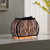 11.75" In Zebra Animal Print Purse With Black Faux Handle Table Lamp HBL2721 By Ore