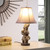 21" In Wildlife 3 Stacked Elephants Polyresin Table Lamp HBL2410 By Ore