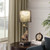 24" In Wildlife Old World Antique Bronze Capuchin Monkey Polyresin Table Lamp HBL2757 By Ore