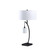28 5 In Contemporary Dual Black Arc With Hanging Pendelum Lamp Metal Table Lamp Hbl2765 By Ore