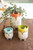 Ceramic Fox Planters Set Of 3 Cdv1865 By Kalalou