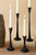 Cast Iron Taper Candle Holders - (Set Of 4) CYB1400 By Kalalou