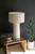 Boucle Fabric Table Lamp With Shade Nnl2741 By Kalalou