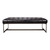 Moes Home Wyatt Leather Bench Black Qn 1002 02