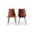 Moes Home Alibi Dining Chair Brown (Set Of 2) UU-1022-03