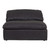Moes Home Clay Slipper Chair Nubuck Leather Black Yj 1005 02