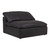 Moes Home Clay Slipper Chair Nubuck Leather Black YJ-1005-02