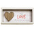 Slat Wood Heart Shadow Box Sign 3 Assorted GH90590 By CWI Gifts