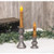 Alette Candle Holder 5.5" Pewter Look GHM5230 By CWI Gifts