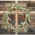 Cwi Frosted Mistletoe Wreath Fisb71370
