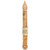 9" Burnt Ivory Timer Taper G84041 By CWI Gifts