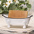 White Iron Bathtub Soap Dish G70059 By CWI Gifts