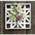 Whitewash Square Woven Frame 12" GM10526 By CWI Gifts
