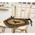 Black Star Braided Chair Pad G01869 By CWI Gifts