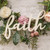 Hanging Ivory Script Faith Sign G35422 By CWI Gifts