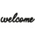 Hanging Black Script Welcome Sign G35424 By Cwi Gifts