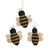 Cwi Gifts Gcs37977 Set Of 3 Mini Bee Ornaments