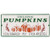 Cwi Gifts G70086 Organic Pumpkins Distressed Metal Sign