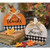 Happy Harvest Buffalo Check & White Pumpkin G91019 By CWI Gifts