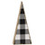 3/Set Black & White Buffalo Check Wooden Trees G20NK054 By CWI Gifts