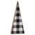 3/Set Black & White Buffalo Check Wooden Trees G20NK054 By CWI Gifts