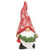 Carved Look Winter Greenery Resin Gnome 2 Assorted G2593780 By CWI Gifts