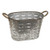 2/Set Oval Olive Buckets G54146 By CWI Gifts