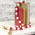 Red & White Beaded String W/Jute Tassels G91079 By CWI Gifts