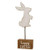 Cwi Gifts G60423 Happy Easter Bunny Pedestal