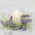 Lavender Herb Mini Candle Ring FAQ24610CSS By CWI Gifts
