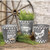 Distressed Galvanized Farm Bucket 3 Assorted G2575380 By CWI Gifts
