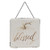 Blessed Pumpkin Enamel Hanging Sign G65294 By Cwi Gifts