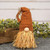 Burnt Orange Raffia Gnome Small GADC4086 By CWI Gifts