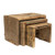 Set Of 3 Reclaimed Wood Nesting Risers Gap01 By Cwi Gifts