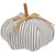 Ticking Stripe Stuffed Pumpkin 8 Gcs38431 By Cwi Gifts