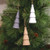 Farmhouse Colors Wooden Christmas Tree 4" 3 Assorted GRJA3064 By CWI Gifts