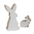 Set Of 2 Bunny Cutouts Gwaf247032S By Cwi Gifts