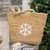 Snowflake Jute Tote G60972 By CWI Gifts