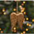 Carved Distressed Gold Wood Angel Wings Ornament GM29832 By CWI Gifts