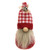 Cwi Gifts Gm29860 Red White Gingham Hat Gnome Sitter