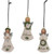 Cwi Gifts G52074 Set Of 3 Believe Love Faith Resin Angel Ornaments