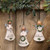 3/Set Believe/Love/Faith Resin Angel Ornaments G52074 By CWI Gifts