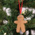 Resin Baby Gingerbread Cookie Ornament W/Red Hanger G52085 By CWI Gifts