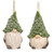 Cwi Gifts Grxf266612A Evergreen Tree Hat Gnome Ornament 2 Assorted Pack Of 2