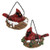 Cwi Gifts G2650230 Resin Cardinal In Nest 2 Assorted Pack Of 2