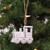 Shabby Chic Metal Train Ornament G90723W By CWI Gifts