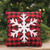 Snowflake Lodge Pillow GDXQ26249 By CWI Gifts